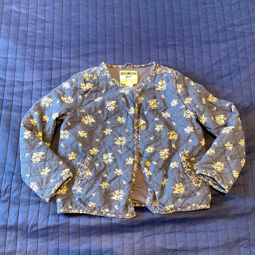 Osh-Kosh light weight quilted jacket - sz 5